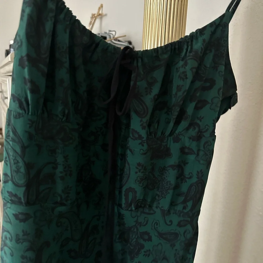 Realisation Par Dark Green Textured Dress - Picture 5 of 5